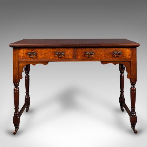 fig 1. Antique Writing Desk, English, Victorian