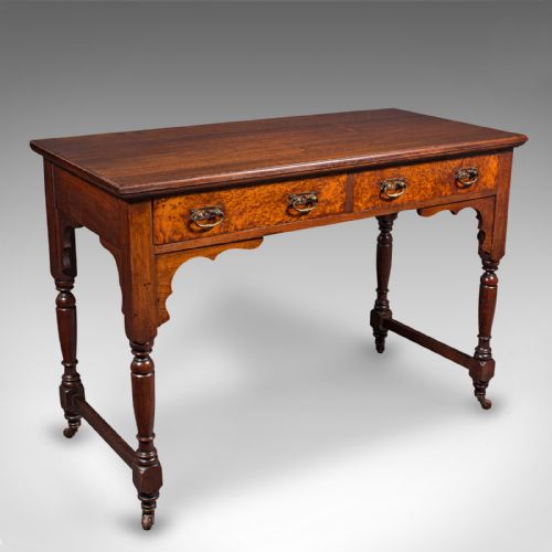 fig 3. Antique Writing Desk, English, Victorian
