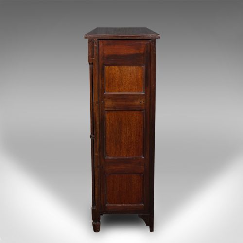 fig 2. Antique Drawing Room Book Cabinet, English, Walnut, Bookshelves, Victorian, 1880