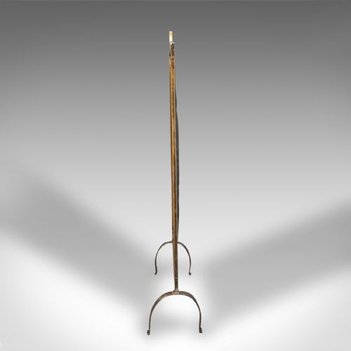 fig 4. Antique Decorative Fire Screen, French, Brass, Fireside Heat Shield, Victorian