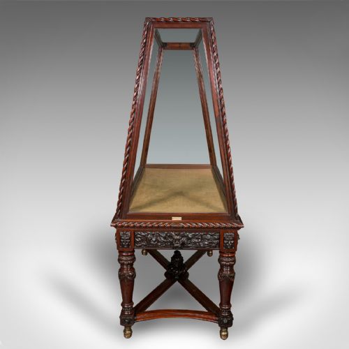 fig 4. Very Large Antique Museum Cabinet, English, Walnut, Holland and Sons, Victorian
