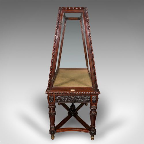 fig 5. Very Large Antique Museum Cabinet, English, Walnut, Holland and Sons, Victorian