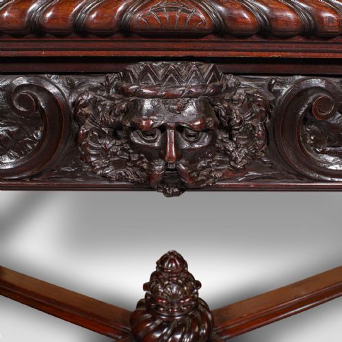 fig 7. Very Large Antique Museum Cabinet, English, Walnut, Holland and Sons, Victorian