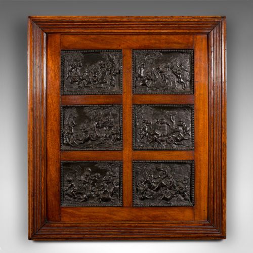 fig 1. Antique Bacchanalian Frieze, Italian, Bronze, Grand Tour, Victorian, Circa 1850