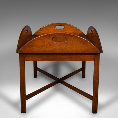 fig 2. Large Antique Ship's Serving Table, English, Butler's Stand, Edwardian, C.1910