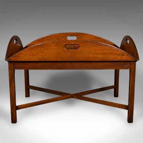 fig 3. Large Antique Ship's Serving Table, English, Butler's Stand, Edwardian, C.1910