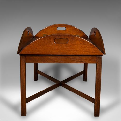 fig 4. Large Antique Ship's Serving Table, English, Butler's Stand, Edwardian, C.1910