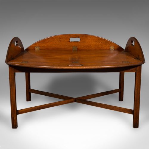 fig 5. Large Antique Ship's Serving Table, English, Butler's Stand, Edwardian, C.1910