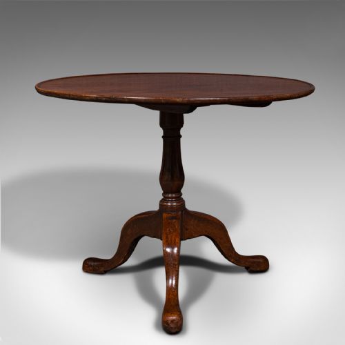 fig 4. 3 Feet Wide Antique Tilt Top Table, English, Reception Hall, Breakfast, Georgian