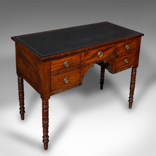 ANTIQUE LADIES WRITING DESK ENGLISH CORRESPONDENCE TABLE VICTORIAN C1850