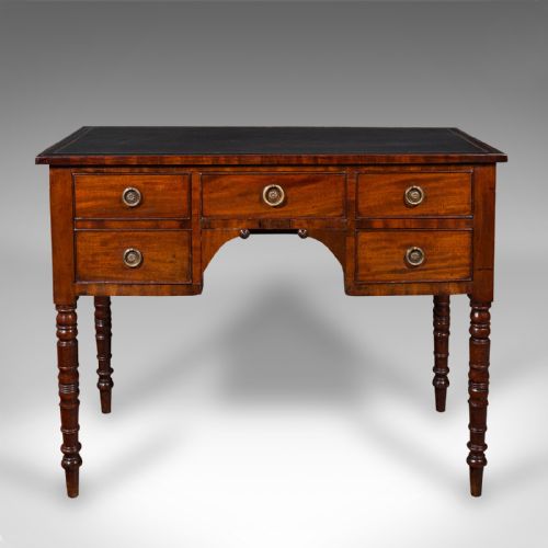 ANTIQUE LADIES WRITING DESK ENGLISH CORRESPONDENCE TABLE VICTORIAN C1850 - ADDITIONAL PHOTO 1