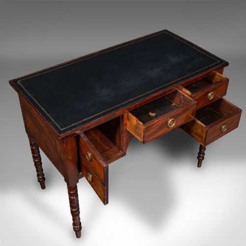 ANTIQUE LADIES WRITING DESK ENGLISH CORRESPONDENCE TABLE VICTORIAN C1850 - ADDITIONAL PHOTO 5
