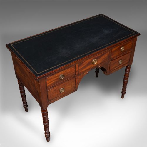 ANTIQUE LADIES WRITING DESK ENGLISH CORRESPONDENCE TABLE VICTORIAN C1850 - ADDITIONAL PHOTO 6