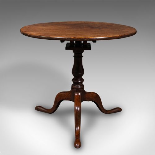 Antique Occasional Table, English, Tilt Top, Lamp, Afternoon Tea, Georgian, 1800