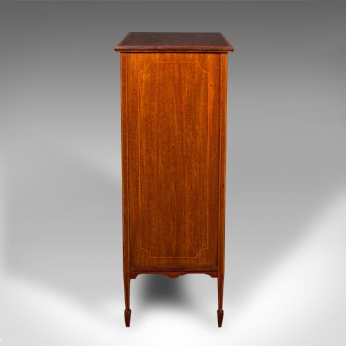 fig 3. Antique Gentleman's Literary Cabinet, English, Music, Folio Stand, Edwardian