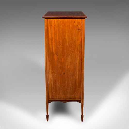 fig 4. Antique Gentleman's Literary Cabinet, English, Music, Folio Stand, Edwardian