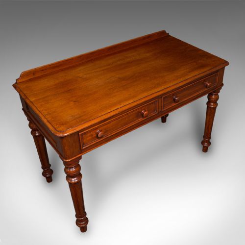 fig 5. Antique Ladies Writing Desk, English, Correspondence, Side, Mid Victorian