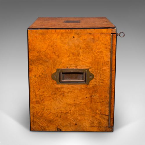 fig 2. Antique Gentleman's Cigar Humidor, English, Campaign Smoker's Box, Regency, 1820