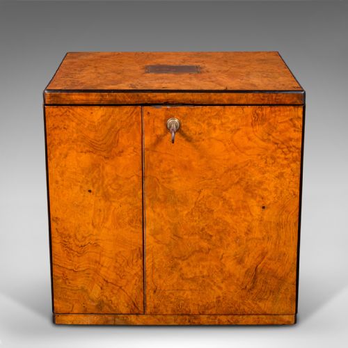 fig 4. Antique Gentleman's Cigar Humidor, English, Campaign Smoker's Box, Regency, 1820