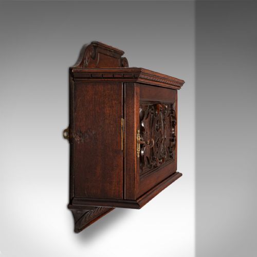 fig 3. Antique Hotel Guest Key Box, Scottish, Country House, Reception, Edwardian, 1910