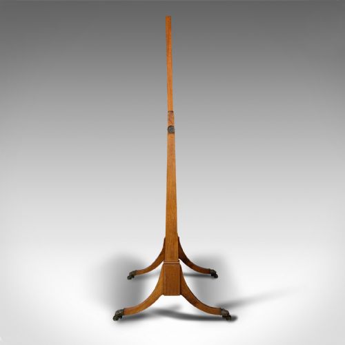 fig 3. Antique Cheval Mirror, English, Walnut, Glass, Bedroom, Boxwood, Victorian, 1900