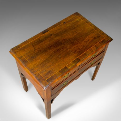 ANTIQUE LOWBOY ENGLISH GEORGIAN WALNUT SIDE TABLE EARLY C19TH CIRCA 1800 - ADDITIONAL PHOTO 2