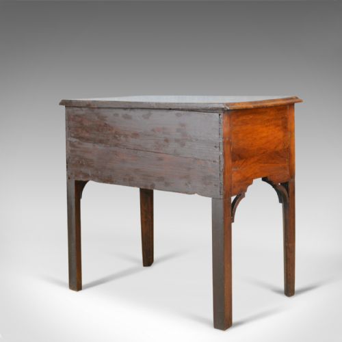 ANTIQUE LOWBOY ENGLISH GEORGIAN WALNUT SIDE TABLE EARLY C19TH CIRCA 1800 - ADDITIONAL PHOTO 4