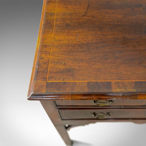 ANTIQUE LOWBOY ENGLISH GEORGIAN WALNUT SIDE TABLE EARLY C19TH CIRCA 1800 - ADDITIONAL PHOTO 6
