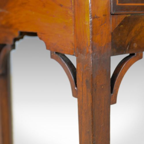 ANTIQUE LOWBOY ENGLISH GEORGIAN WALNUT SIDE TABLE EARLY C19TH CIRCA 1800 - ADDITIONAL PHOTO 9