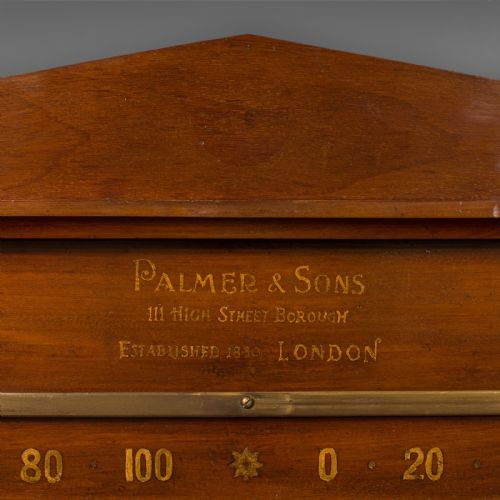 fig 4. Antique Billiards Scoreboard, English, Snooker, Palmer & Sons, London, Edwardian