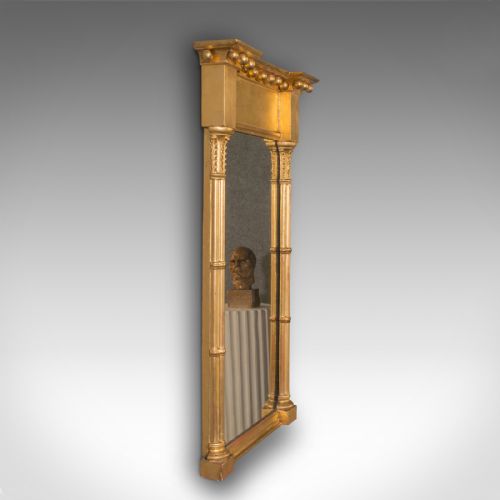 fig 2. Antique Pier Mirror, English, Giltwood, Decorative, Hall, Regency, Circa 1820