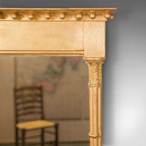 fig 3. Antique Pier Mirror, English, Giltwood, Decorative, Hall, Regency, Circa 1820