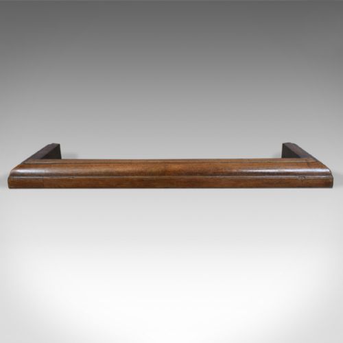 fig 1. Large, Antique, Fire Kerb, English, Victorian, Oak, Fireside, Fender, Circa 1870