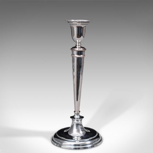 fig 3. Set of 4 Antique Candlesticks, English, Silver Plate, Candle Sconce, Victorian