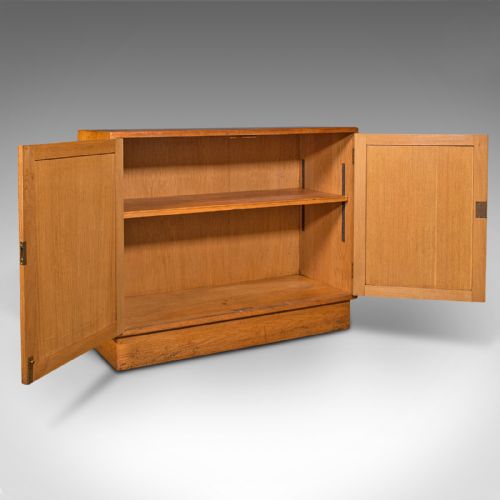 fig 1. Antique Laboratory Cabinet, English, Oak, Bookcase, Cocktail Cupboard, Edwardian