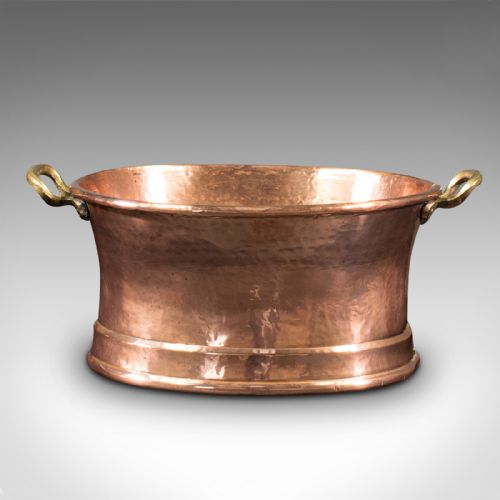 fig 1. Antique Pheasant Roasting Pan, English, Hand Beaten Copper Pot, Decor, Georgian