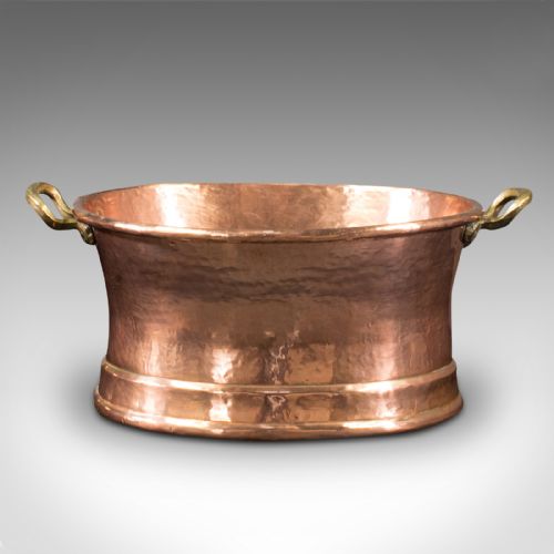 fig 4. Antique Pheasant Roasting Pan, English, Hand Beaten Copper Pot, Decor, Georgian