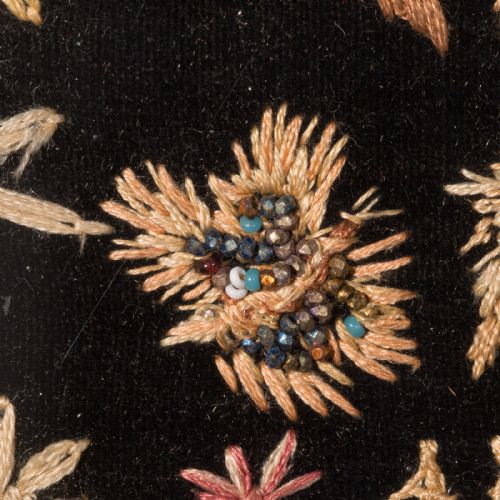 fig 4. Small Antique Framed Embroidered Sampler, English, Needlepoint, Georgian, C.1800