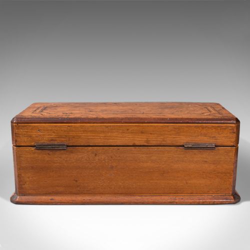 fig 4. Antique Decorative Canteen, English, Burr Walnut, Cutlery Box, Victorian, C.1860