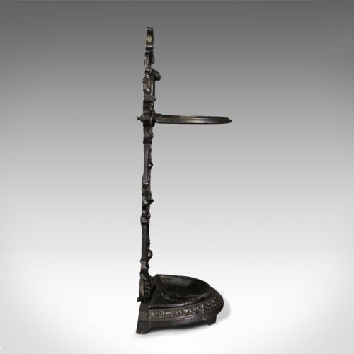 ANTIQUE DECORATIVE HALL STICK STAND ENGLISH AFTER COALBROOKDALE EDWARDIAN - ADDITIONAL PHOTO 2