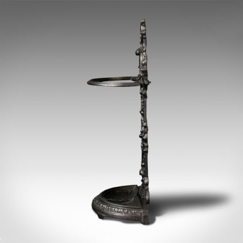 ANTIQUE DECORATIVE HALL STICK STAND ENGLISH AFTER COALBROOKDALE EDWARDIAN - ADDITIONAL PHOTO 3