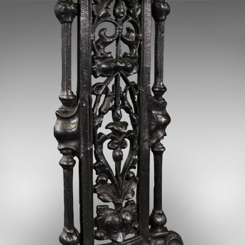 ANTIQUE DECORATIVE HALL STICK STAND ENGLISH AFTER COALBROOKDALE EDWARDIAN - ADDITIONAL PHOTO 7