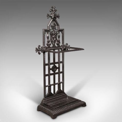 Antique Decorative Stick Stand, English, Hallway, Umbrella Rack, Victorian, 1900