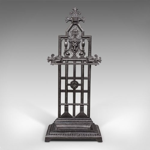 fig 2. Antique Decorative Stick Stand, English, Hallway, Umbrella Rack, Victorian, 1900