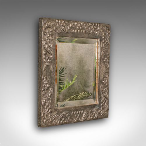 Small Antique Wall Mirror, English, Hall, Art Nouveau, Early 20th Century, 1920