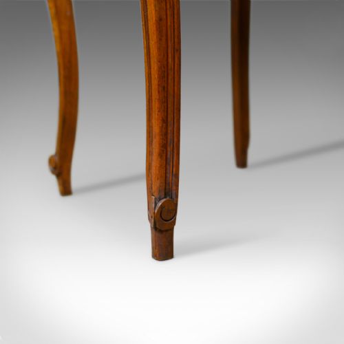 ANTIQUE FRENCH BEDSIDE CABINET EDWARDIAN WALNUT MARBLE POT CUPBOARD C1910 - ADDITIONAL PHOTO 11