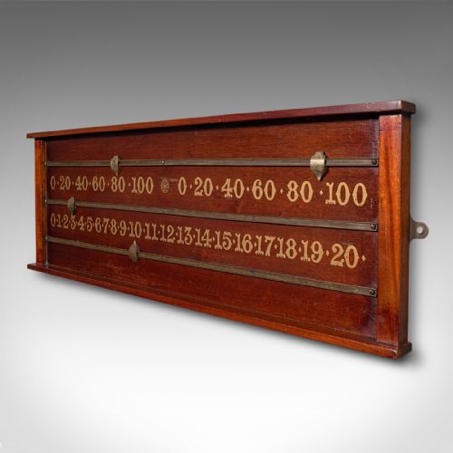 fig 4. Antique Billiard Scoreboard, English, Games Room, Score Counter, Victorian, 1900