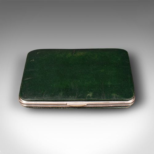 fig 3. Antique Business Card Case, English, Leather, Wallet, After Asprey, Edwardian