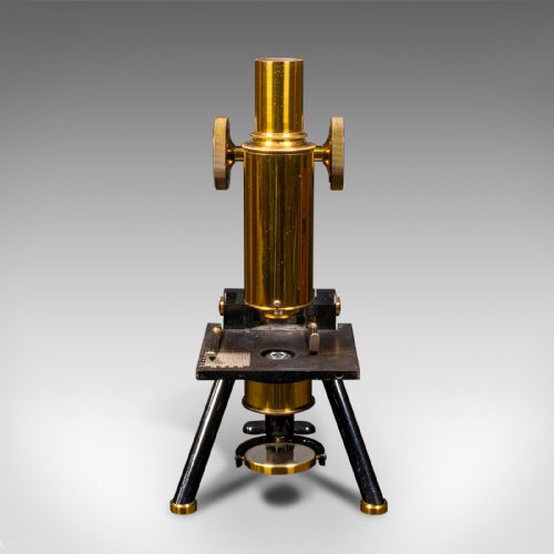 ANTIQUE CASED MICROSCOPE ENGLISH SCIENTIFIC INSTRUMENT SWIFT SON EDWARDIAN - ADDITIONAL PHOTO 1