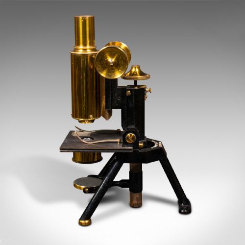 ANTIQUE CASED MICROSCOPE ENGLISH SCIENTIFIC INSTRUMENT SWIFT SON EDWARDIAN - ADDITIONAL PHOTO 3